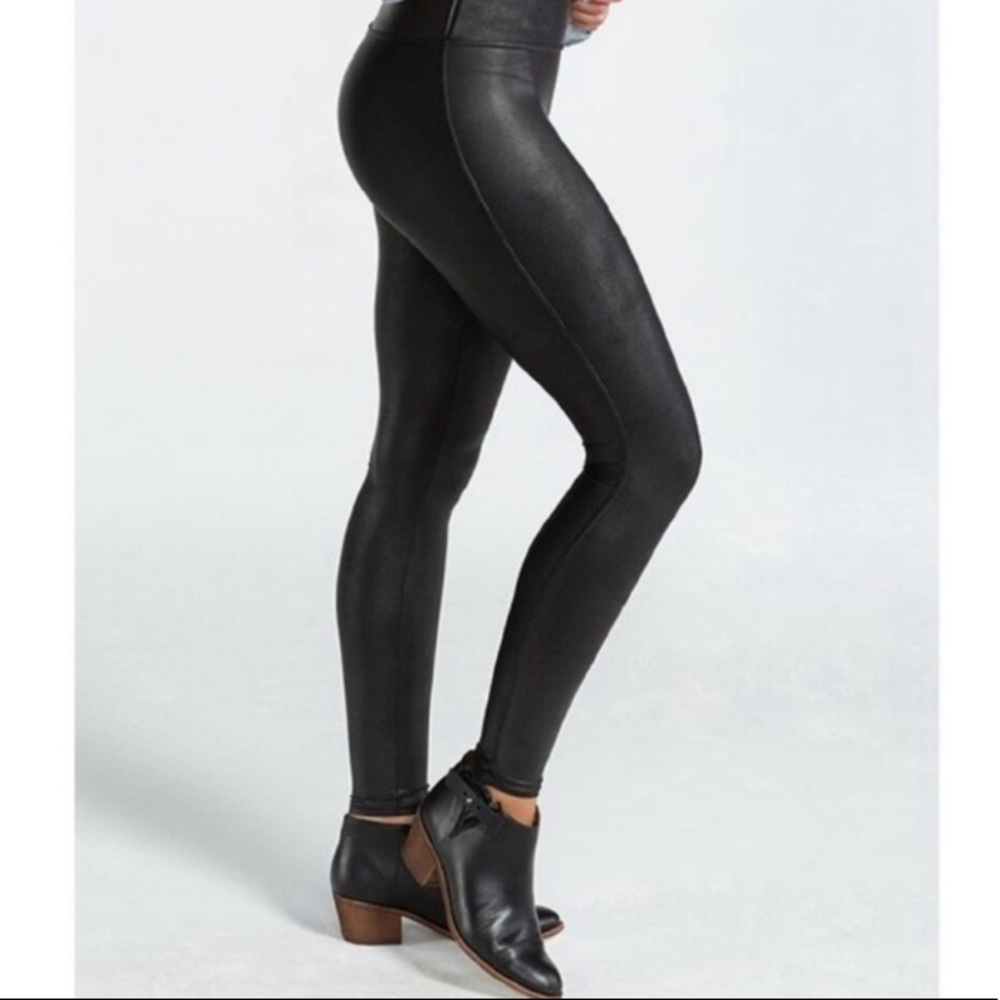 SPANX Faux Leather Leggings